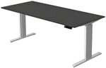 Kerkmann H&ouml;henverstellbarer Steh-Sitz-Tisch (elektrisch) &raquo;Move 3&laquo; 180 cm grau,