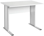 M&ouml;belpartner Schreibtisch &raquo;Smileline V&laquo; 90 cm lichtgrau, 90x75x65 cm