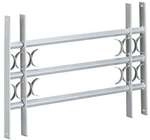 relaxdays Fenstergitter - 450 x 700-1050 mm