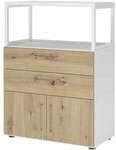 HAMMERBACHER Regalschrank &raquo;Flexwall&laquo; 80 cm breit 3 OH Stahlrahmen 2 Schubladen