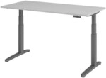 HAMMERBACHER Schreibtisch h&ouml;henverstellbar (elektrisch) &raquo;Alicante&laquo; 160 cm Gestell
