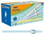 BIC Kugelschreiber &raquo;Cristal Figurines&laquo; dokumentenecht 20 St&uuml;ck blau