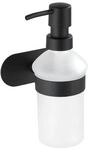 Wenko Seifenspender &raquo;Orea Black&laquo; Turbo-Loc - Befestigen ohne Bohren schwarz,