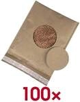 LMG Polstertaschen ohne Fenster 100 St&uuml;ck 23x34cm braun, 23x34 cm