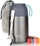 Milu Isolier-Speisebeh&auml;lter 0,65 l grau grau, 19.5 cm
