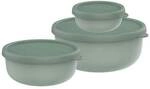 MEPAL 3-tlg. Frischhaltedosen-Set &raquo;Lumina 2.0&laquo; 250/750/1500ml gr&uuml;n