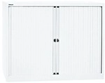 Bisley Rollladenschrank &raquo;EuroTambour&laquo; 2,5 OH 120 cm breit wei&szlig;, 120x103x43 cm