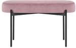 meet Ovale Bank &raquo;Gaia M&laquo; mit Samtbezug pink, 79x45.5x42 cm