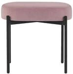 meet Ovale Bank &raquo;Gaia S&laquo; mit Samtbezug pink, 49x45.5x38 cm