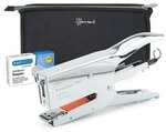 RAPESCO Heftzange &raquo;Porpoise ONE Germ-Savvy&laquo; antibakteriell silber, 17.8x9.4x2.7 cm