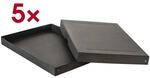 Falken Archiv-Box &raquo;PURE Box Black DIN A3 40mm&laquo; 5 St&uuml;ck schwarz, 32x4x44 cm