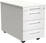 Kerkmann Rollcontainer &raquo;Artline Transparent&laquo; mit 3 klassischen Schubladen...