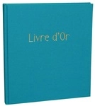 EXACOMPTA G&auml;stebuch Pop&acute;N Co 21x19 cm 140 Seiten blau, 19x21 cm