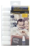 Securit 8er-Pack Kreidestifte &raquo;CHALKMARKERS&laquo; 7-15 mm wei&szlig; wei&szlig;