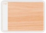 cep Mousepad wei&szlig; / buche wei&szlig;, 21x0.2x15 cm