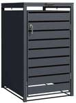 Phoenix M&uuml;lltonneneinhausung &raquo;GB1168&laquo; Einzelbox grau