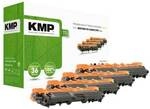 KMP Toner ersetzt Brother &raquo;Multipack ersetzt Brother TN-242BK/C/M/Y&laquo; schwarz
