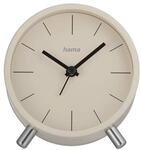 Hama Funkwecker &raquo;Flores&laquo; analog grau/beige grau