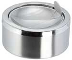 APS Aschenbecher &raquo;Trapdoor&laquo; silber, 7 cm
