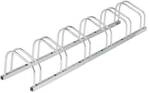 relaxdays Fahrradst&auml;nder Boden f&uuml;r 6 Fahrr&auml;der bis 5 cm Reifenbreite