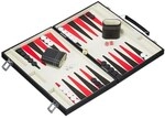 relaxdays Backgammon Koffer