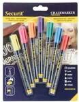 Securit 7er-Set Kreidestifte &raquo;CHALKMARKERS&laquo; 1-2 mm mehrfarbig