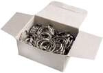 Wedo 100er-Pack Metall-Schl&uuml;sselringe 30 mm (&Oslash;)