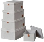 OTTO Office Aufbewahrungsboxen-Set &raquo;Premium&laquo; 5 Boxen beige