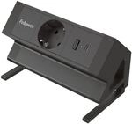 Fellowes 1-fach Desktop-Powermodul &raquo;POWER DESK TYPE F&laquo; schwarz,...