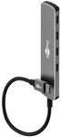 goobay USB-Hub USB-C auf USB-C /USB-A 5 Gbit/sek
