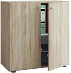 VCM Aktenschrank &raquo;Lona&laquo; 2 OH breit braun, 70x74x40 cm