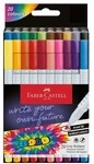 Faber-Castell (Schule) Filzstifte &raquo;Grip Boldpen&laquo; 20 St&uuml;ck grau