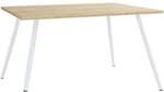 VCM Schreibtisch &raquo;Salia&laquo; 138x50 cm Gestell wei&szlig; braun, 138x70x50 cm