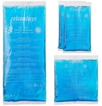 relaxdays 4er-Set K&uuml;hlpads blau