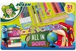 JOLLY 31-teiliges Mal-Set &raquo;BACK2SCHOOL&laquo; grau