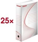 Esselte Archivboxen 8,0/25,0/35,2 cm 25 St&uuml;ck wei&szlig;, 8x35.2x25 cm