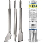S&R Mei&szlig;el-Set SDS-plus 3-teilig