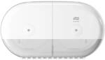 Tork Toilettenpapier-Doppelrollenspender &raquo;SmartOne&reg; mini&laquo; wei&szlig;, 40.2x23x18 cm
