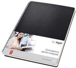 Sigel Spiral-Notizbuch &raquo;Conceptum&laquo; kariert ca. A4 Hardcover schwarz
