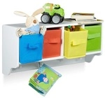 relaxdays Kinder Wandregal &raquo;ALBUS&laquo;