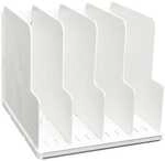 EXACOMPTA Vertikaler Sorter mit 5 Trennplatten &raquo;Modulotop Skandi&laquo; wei&szlig;,