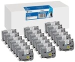 G&G 20er Pack Beschriftungsb&auml;nder &raquo;TZe-251&laquo; Brother kompatibel schwarz, 2.4...