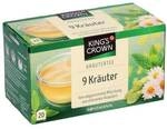Kings Crown Kr&auml;uterteemischung &raquo;9 Kr&auml;uter&laquo; 20 St&uuml;ck Tassenportion ohne...