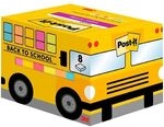 Post-it Super Sticky 8x Haftnotizen &raquo;Super Sticky Schulbus&laquo; gelb, orange,...