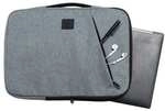 EXACOMPTA Laptoph&uuml;lle Business 35.56 cm (14 Zoll) grau, 37x28x2.5 cm