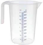 APS Messbecher &raquo;Stackable&laquo; 2 Liter transparent