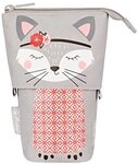 Herlitz Stiftehalter &raquo;Kitty&laquo; grau, 14x18.5x7.5 cm