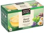 Kings Crown Kr&auml;utertee &raquo;Abendkr&auml;uter&laquo; Tassenportion, 20 St&uuml;ck