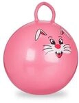 relaxdays H&uuml;pfball f&uuml;r Kinder rosa rosa