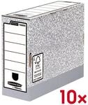 Bankers Box System Ablagebox breit - 10 St&uuml;ck mehrfarbig